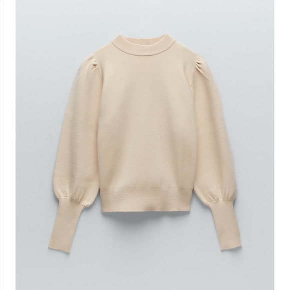Zara Balloon Sleeve Sweater - Picture 4 of 7
